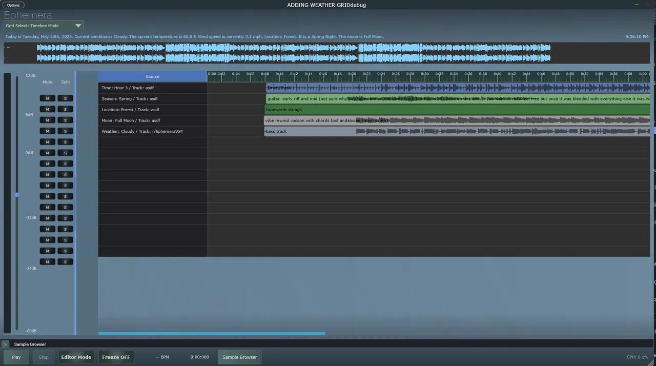 Progress on 2025-05-20